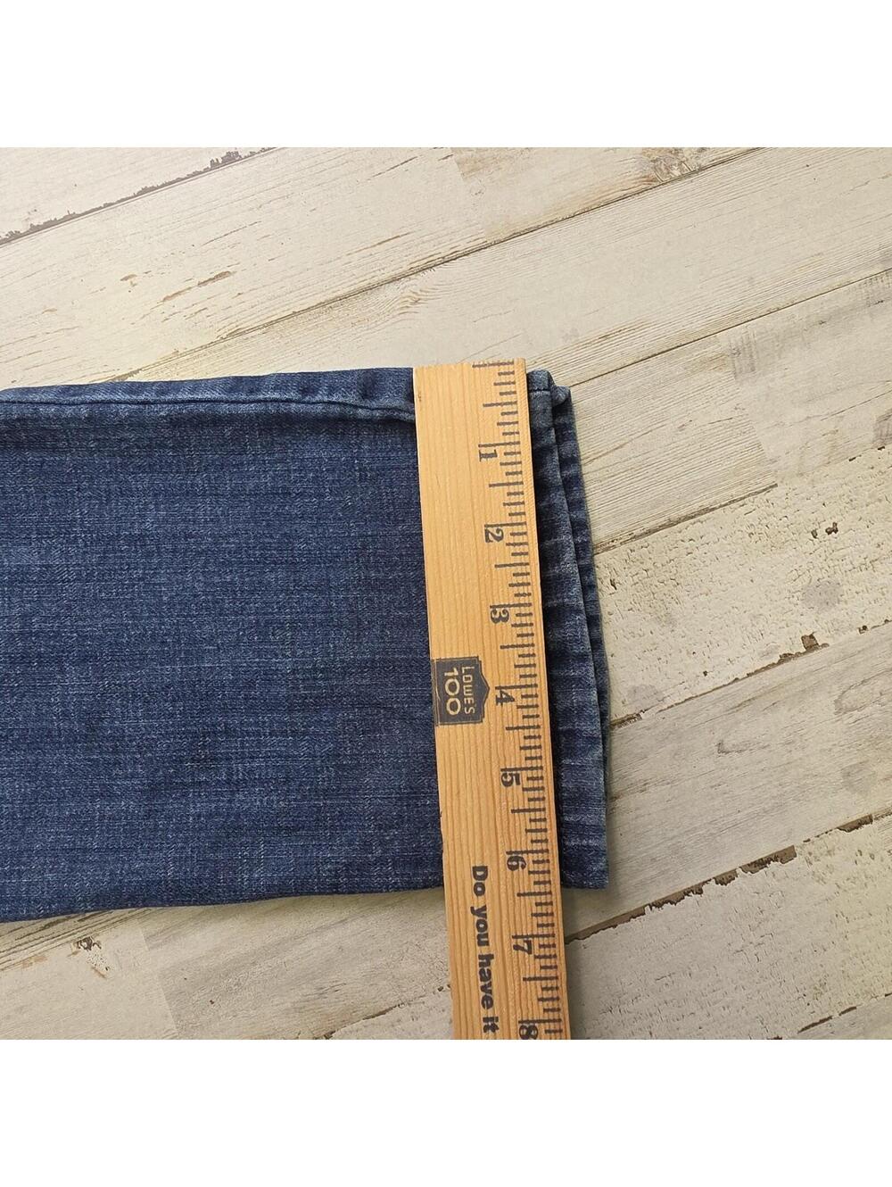 Wrangler Women's Straight Leg Western Denim Stretch Jeans 9/10x32 Fits 29x30.5 - Picture 10 of 10
